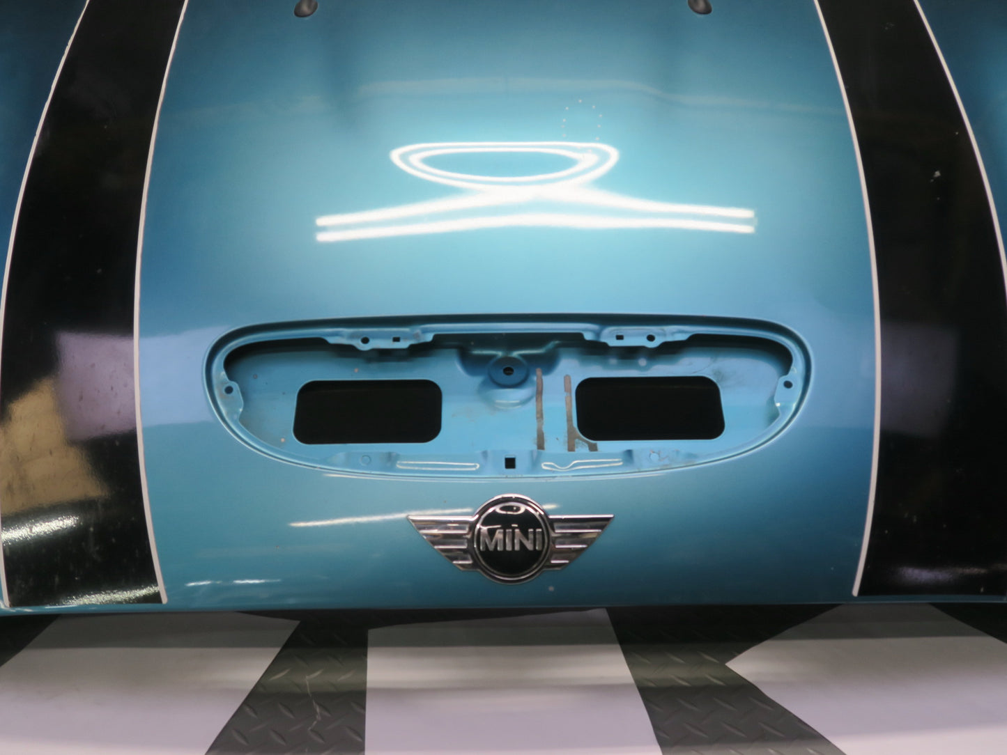 14-19 Mini Cooper S F55 F56 F57 Front Hood Bonnet Shell Panel Carribean Aqua OEM