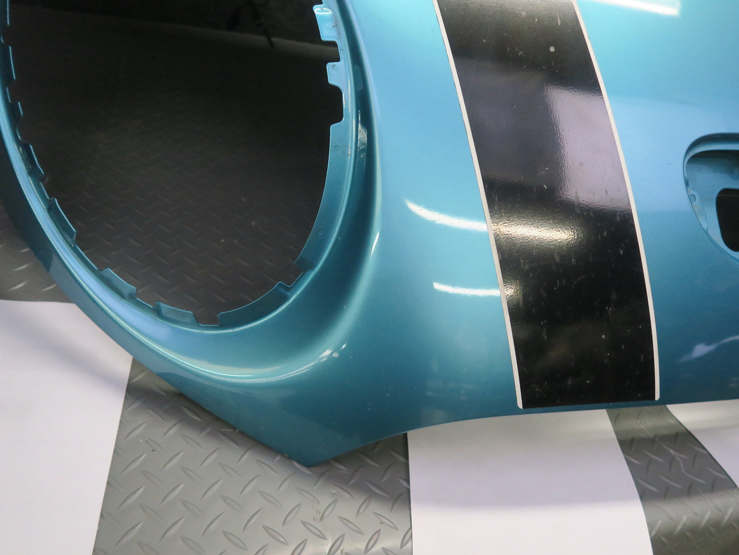 14-19 Mini Cooper S F55 F56 F57 Front Hood Bonnet Shell Panel Carribean Aqua OEM