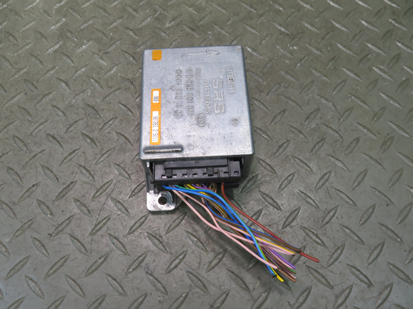 86-91 MERCEDES W126 560SEL SRS AIRBAG CONTROL MODULE UNIT 0048201810 OEM