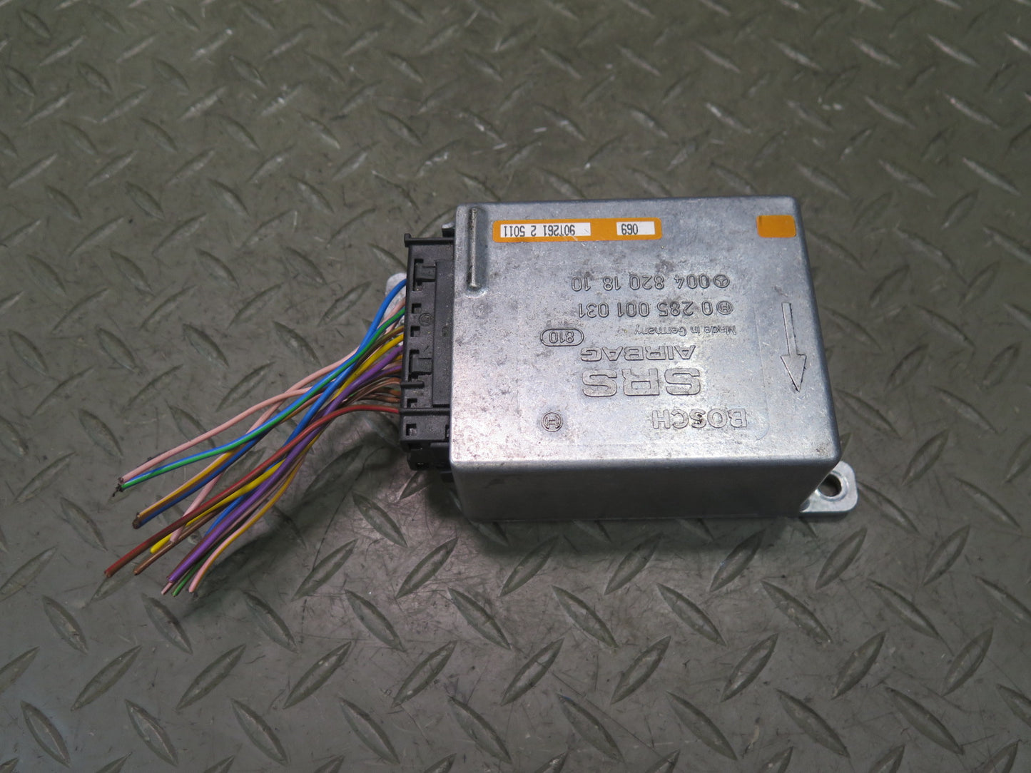 86-91 MERCEDES W126 560SEL SRS AIRBAG CONTROL MODULE UNIT 0048201810 OEM
