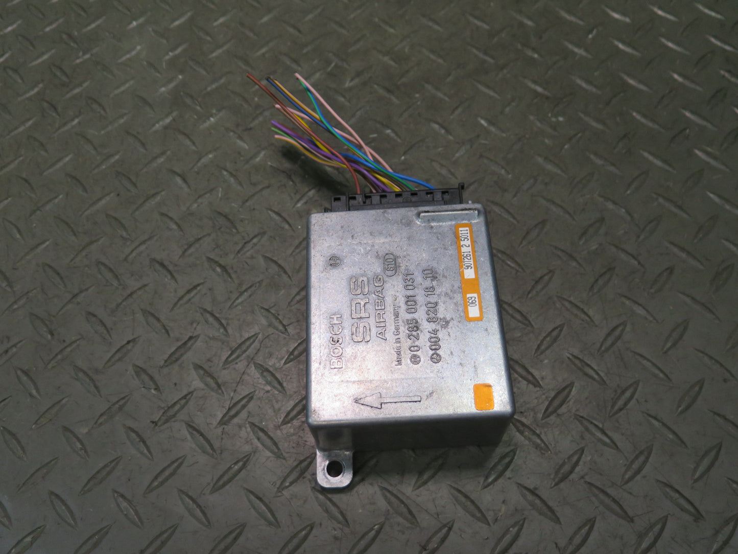 86-91 MERCEDES W126 560SEL SRS AIRBAG CONTROL MODULE UNIT 0048201810 OEM