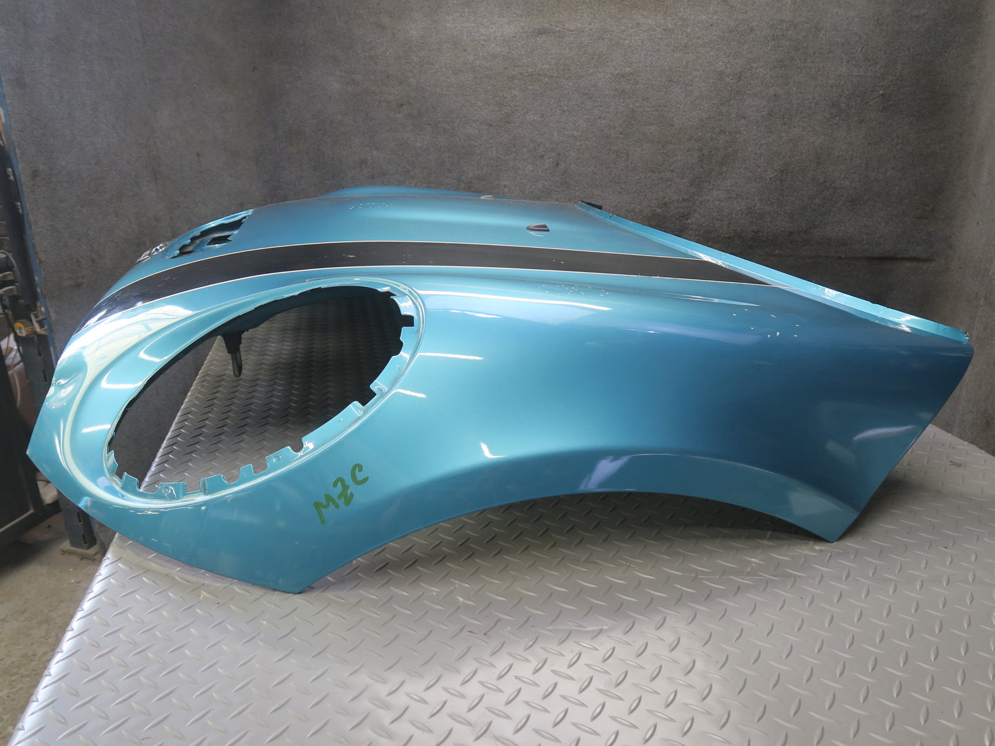 14-19 Mini Cooper S F55 F56 F57 Front Hood Bonnet Shell Panel Carribean Aqua OEM