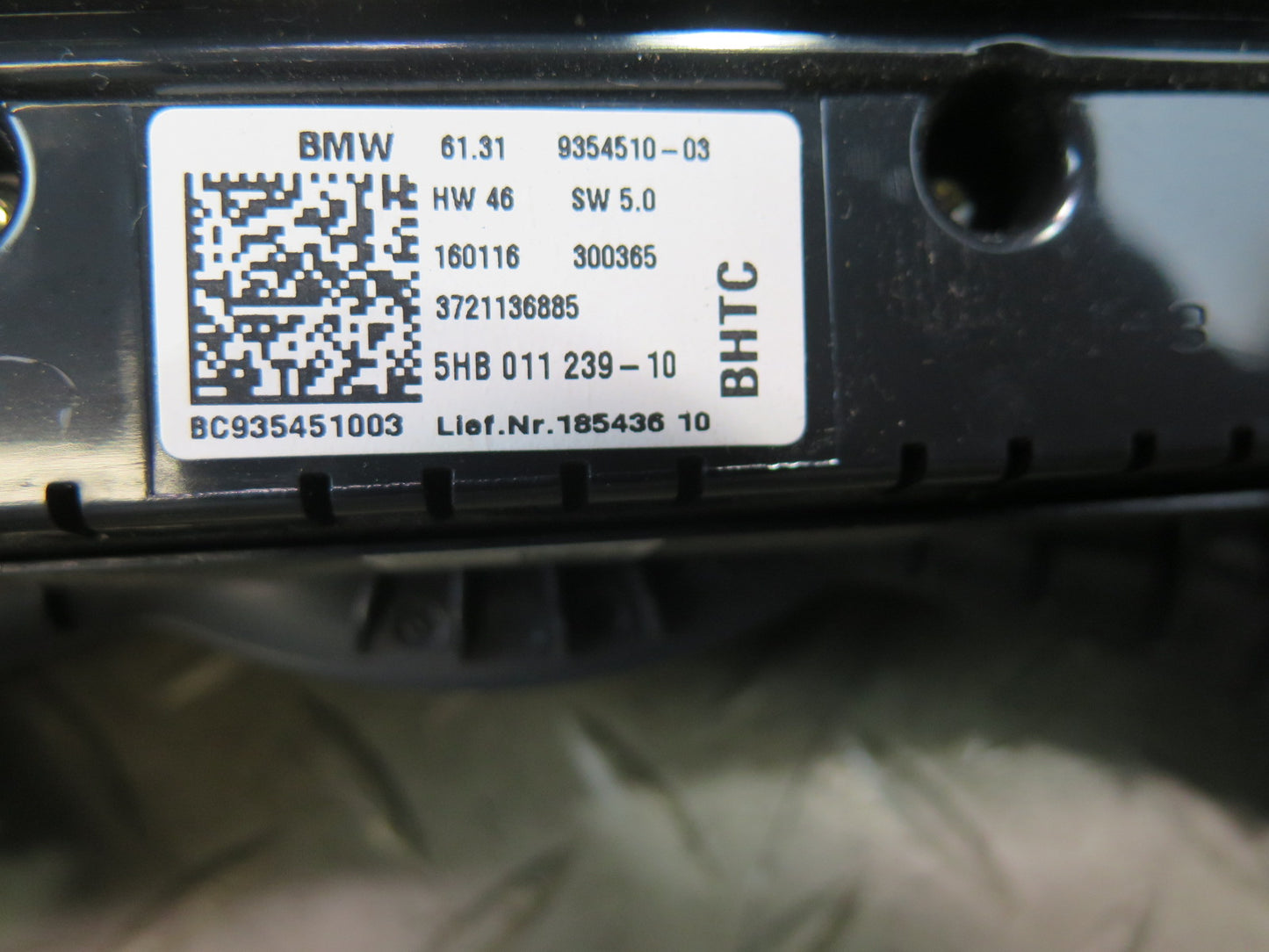 16-19 Mini Cooper F55 F56 F57 A/C Heater Climate Control Switch 9354510 OEM