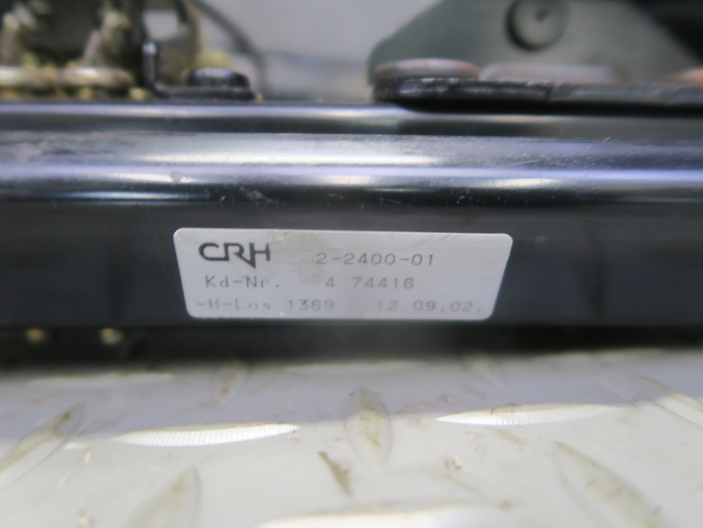 1999-2005 Porsche 911 996 Front Left Driver Side Seat Lower Frame Track Rail