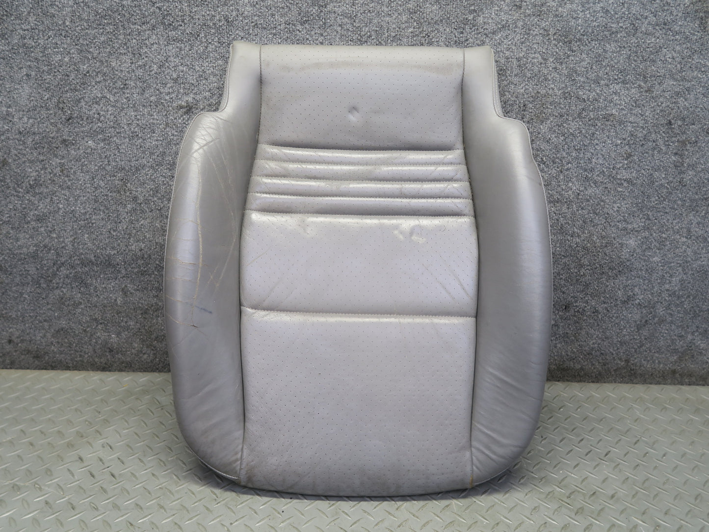 2001-2005 Porsche 911 996 Front Right Side Seat Lower Leather Cushion Gray