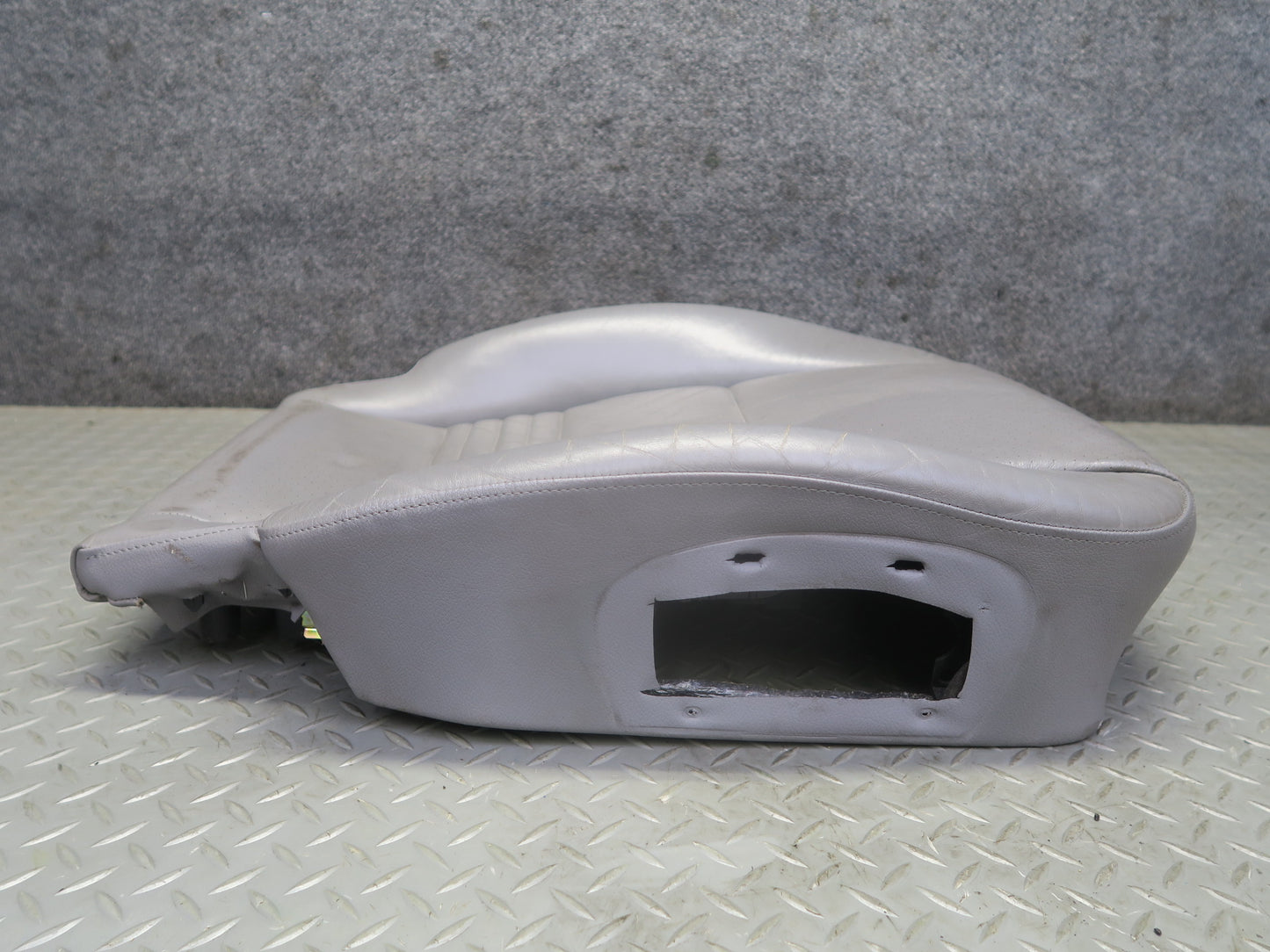 2001-2005 Porsche 911 996 Front Right Side Seat Lower Leather Cushion Gray