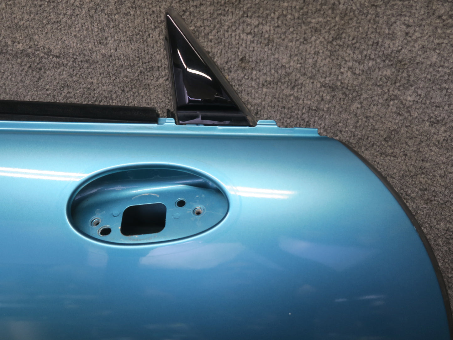 16-24 Mini Cooper F56 F57 Right Door Exterior Shell Panel Carribean Aqua OEM