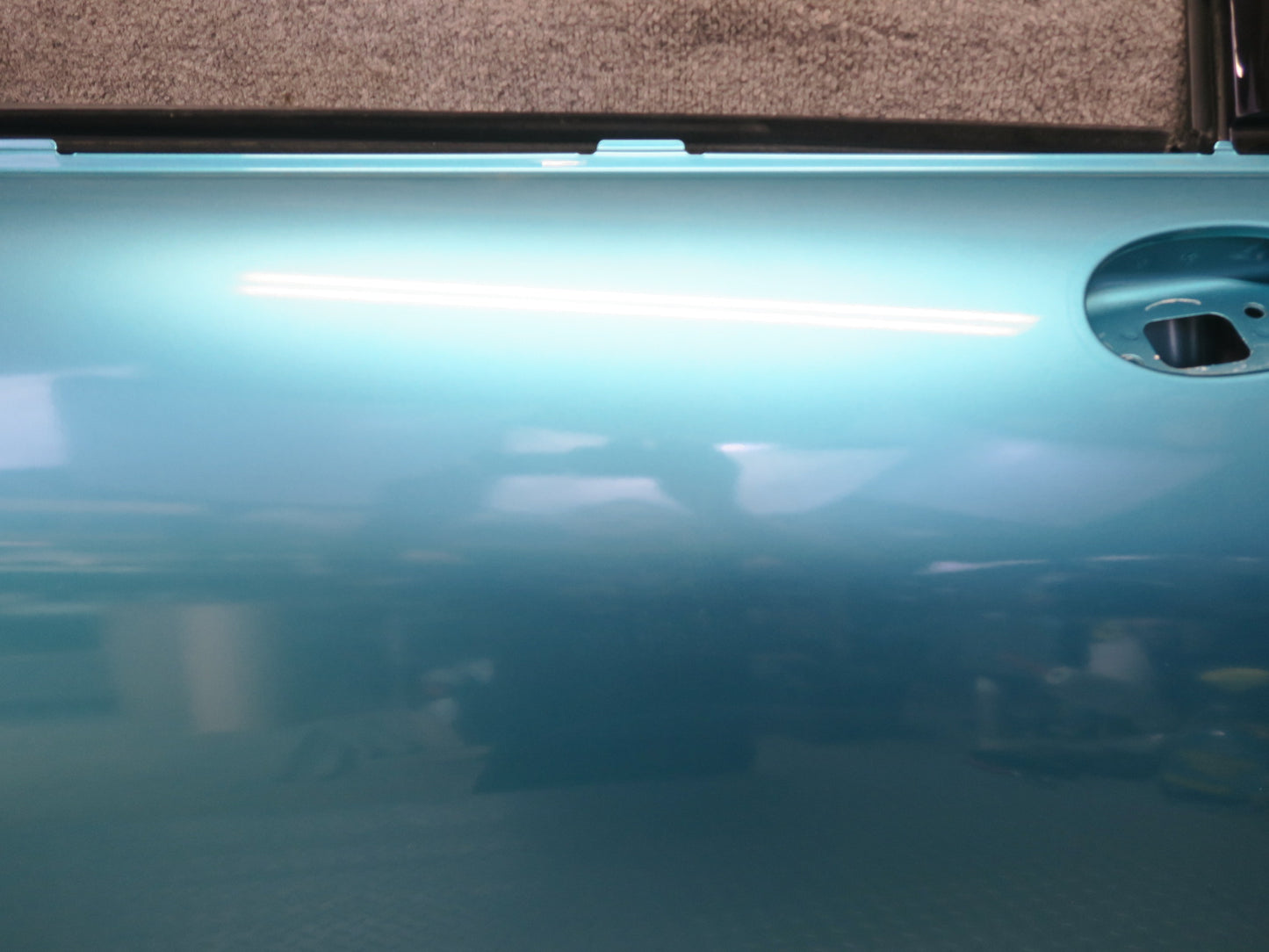 16-24 Mini Cooper F56 F57 Right Door Exterior Shell Panel Carribean Aqua OEM