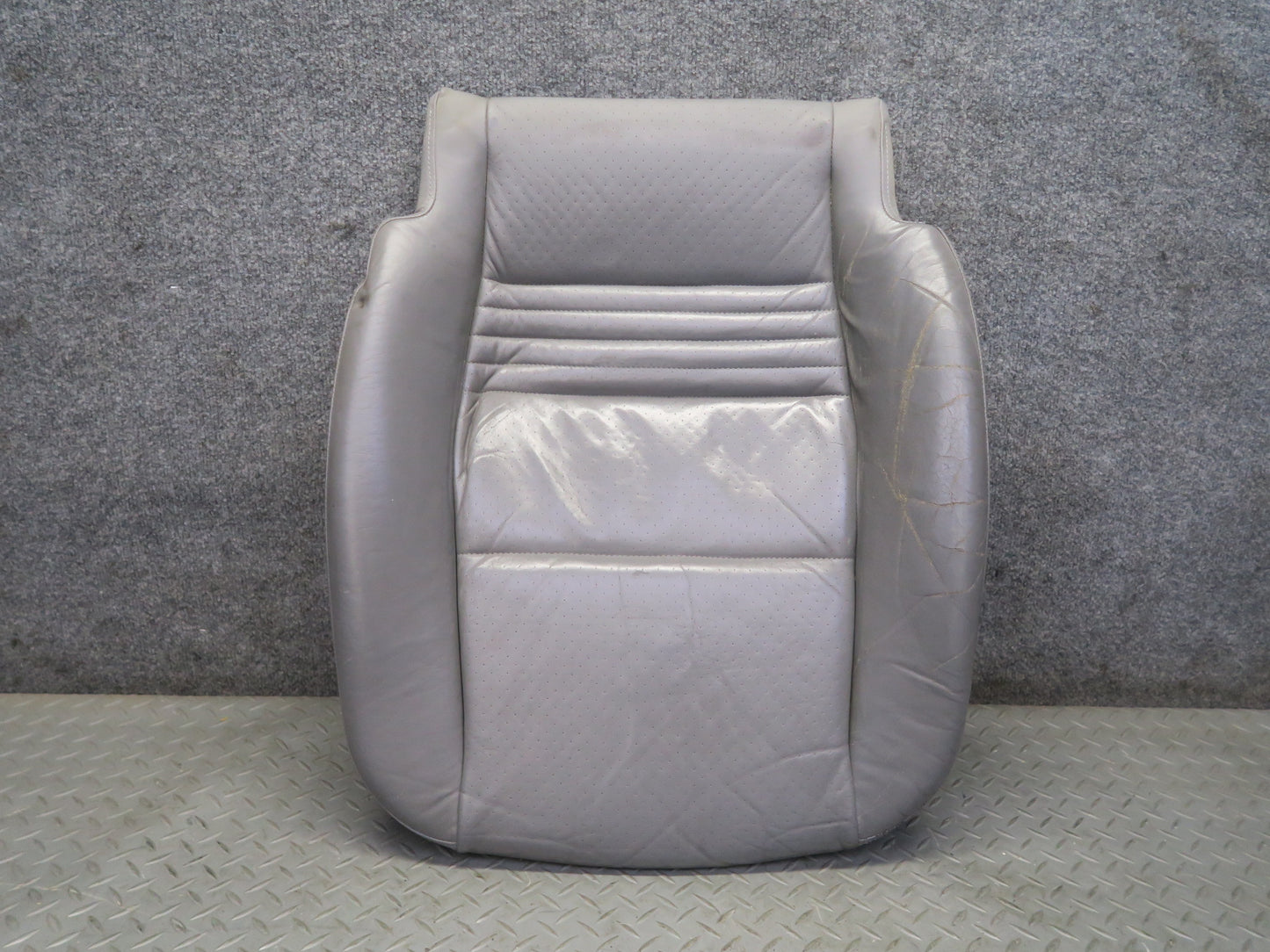 2001-2005 Porsche 911 996 Front Left Side Seat Lower Leather Cushion Gray