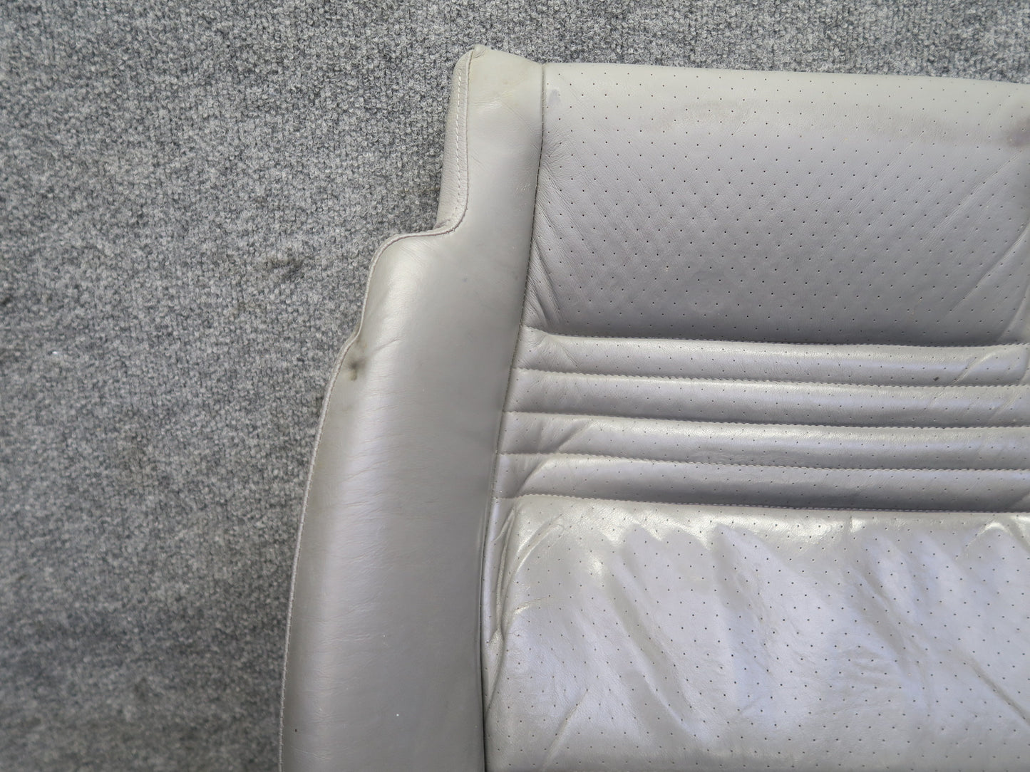 2001-2005 Porsche 911 996 Front Left Side Seat Lower Leather Cushion Gray