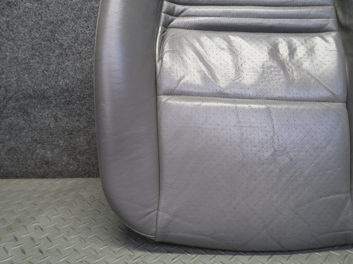 2001-2005 Porsche 911 996 Front Left Side Seat Lower Leather Cushion Gray