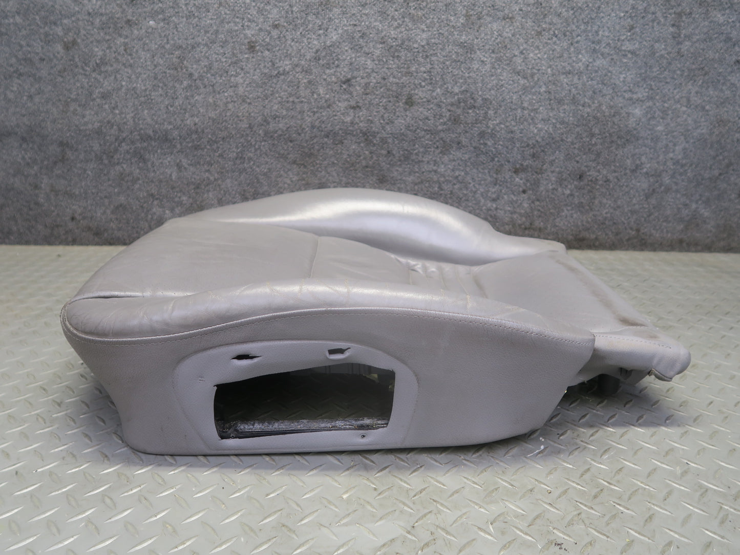 2001-2005 Porsche 911 996 Front Left Side Seat Lower Leather Cushion Gray