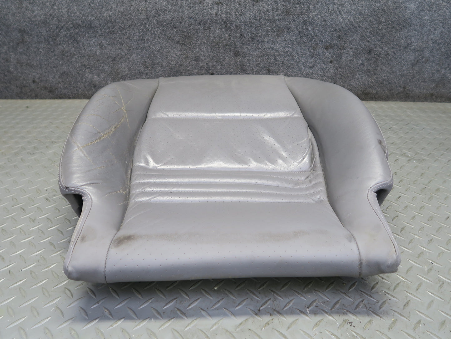 2001-2005 Porsche 911 996 Front Left Side Seat Lower Leather Cushion Gray