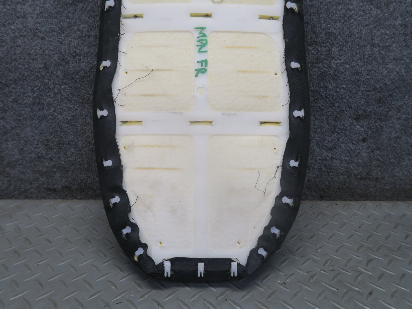 2001-2005 Porsche 911 996 Front Right Seat Upper Insert Leather Cushion Gray