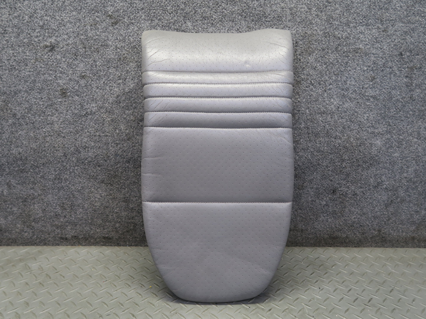 2001-2005 Porsche 911 996 Front Left Seat Upper Insert Leather Cushion Gray