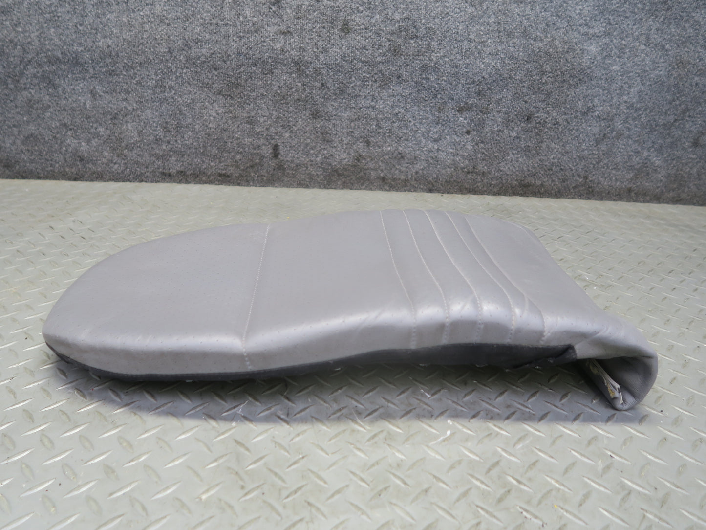 2001-2005 Porsche 911 996 Front Left Seat Upper Insert Leather Cushion Gray