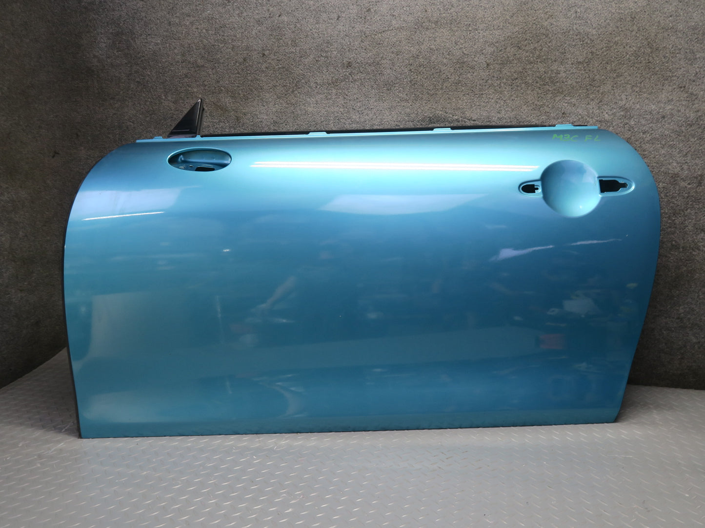 16-24 Mini Cooper F56 F57 Left Door Exterior Shell Panel Carribean Aqua  OEM