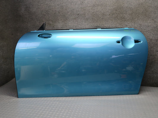16-24 Mini Cooper F56 F57 Left Door Exterior Shell Panel Carribean Aqua  OEM