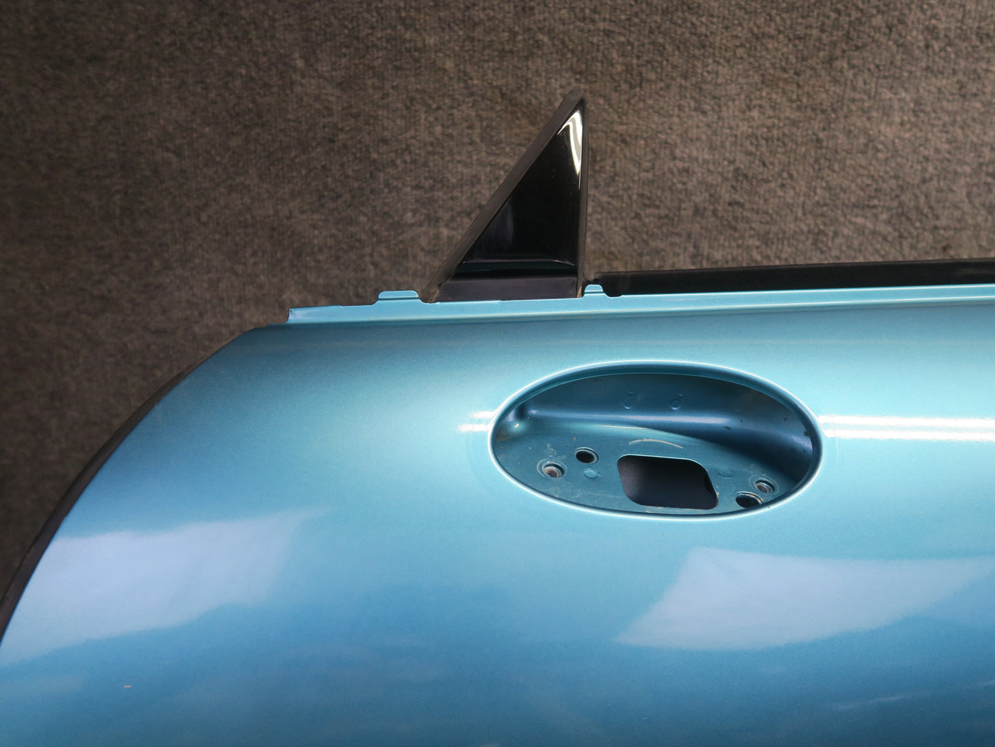 16-24 Mini Cooper F56 F57 Left Door Exterior Shell Panel Carribean Aqua  OEM