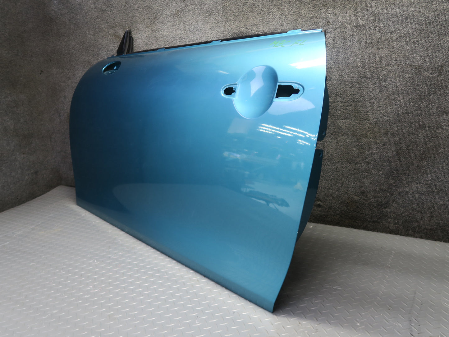 16-24 Mini Cooper F56 F57 Left Door Exterior Shell Panel Carribean Aqua  OEM