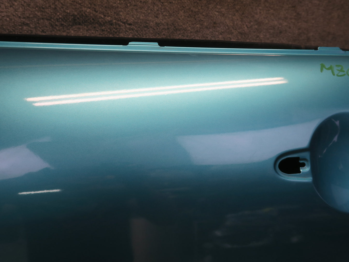 16-24 Mini Cooper F56 F57 Left Door Exterior Shell Panel Carribean Aqua  OEM
