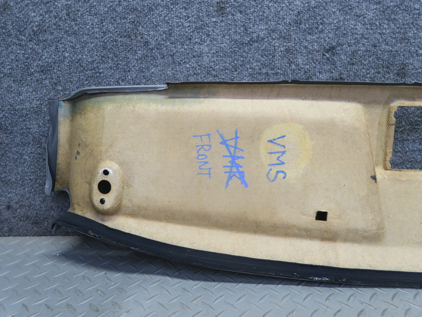 86-91 Mercedes W126 560SEL Sedan Front Upper Headliner Trim Cover Panel OEM
