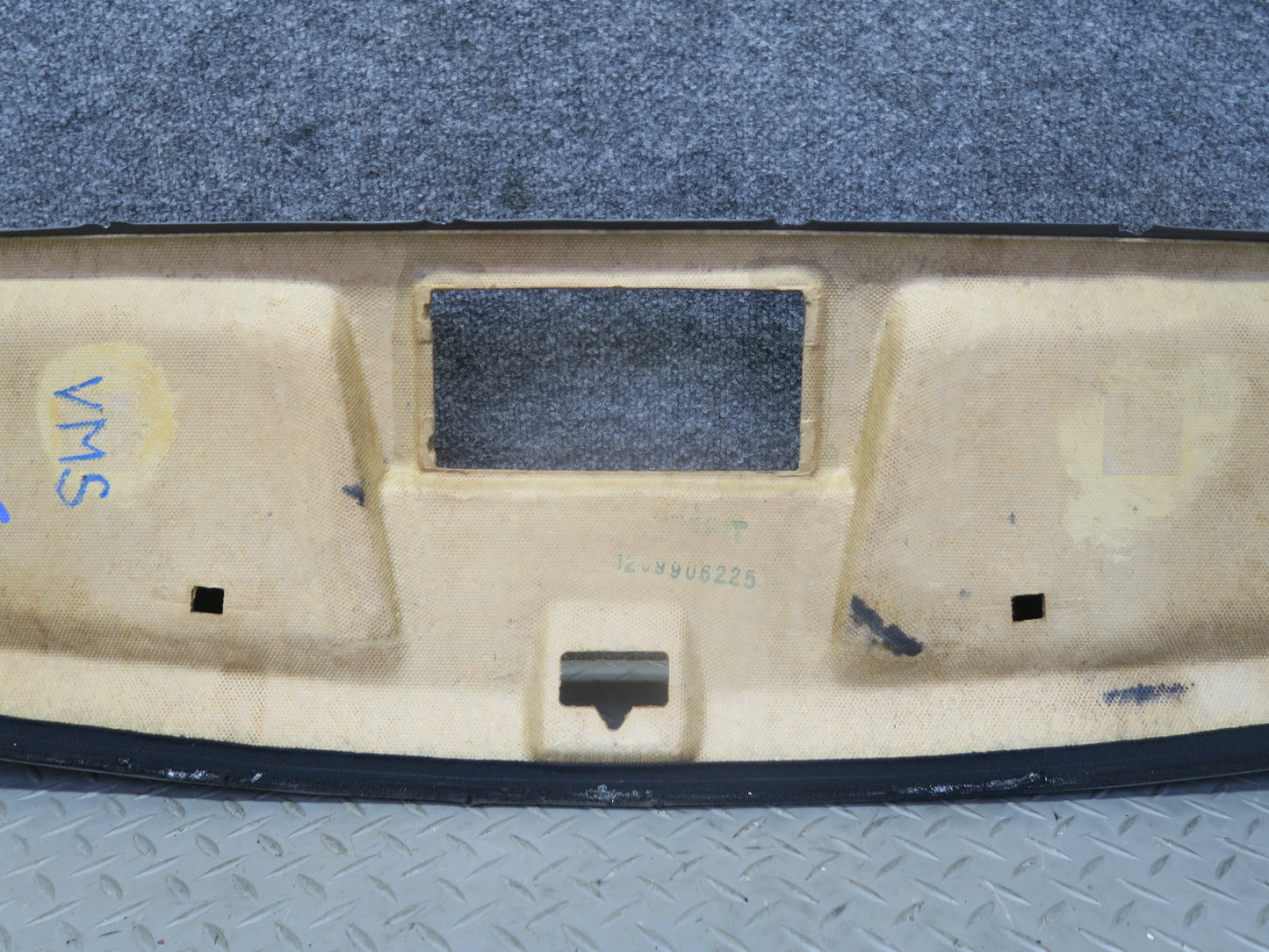 86-91 Mercedes W126 560SEL Sedan Front Upper Headliner Trim Cover Panel OEM