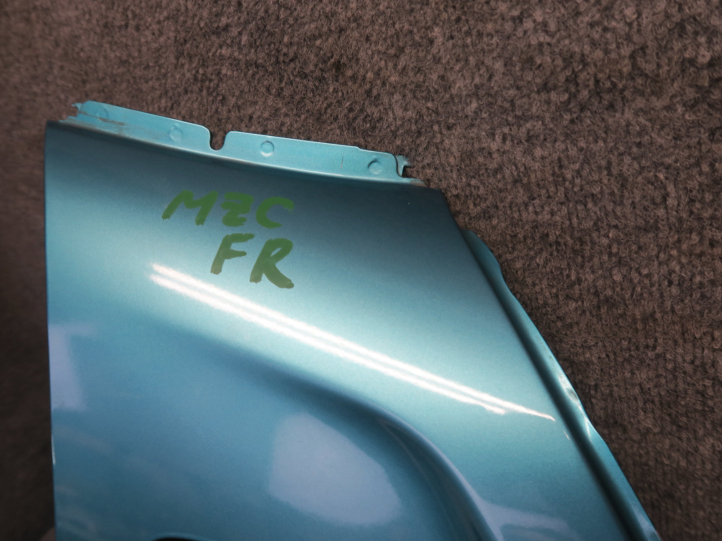 16-24 Mini Cooper F55 F56 F57 Front Right Fender Shell Panel Carribean Aqua OEM