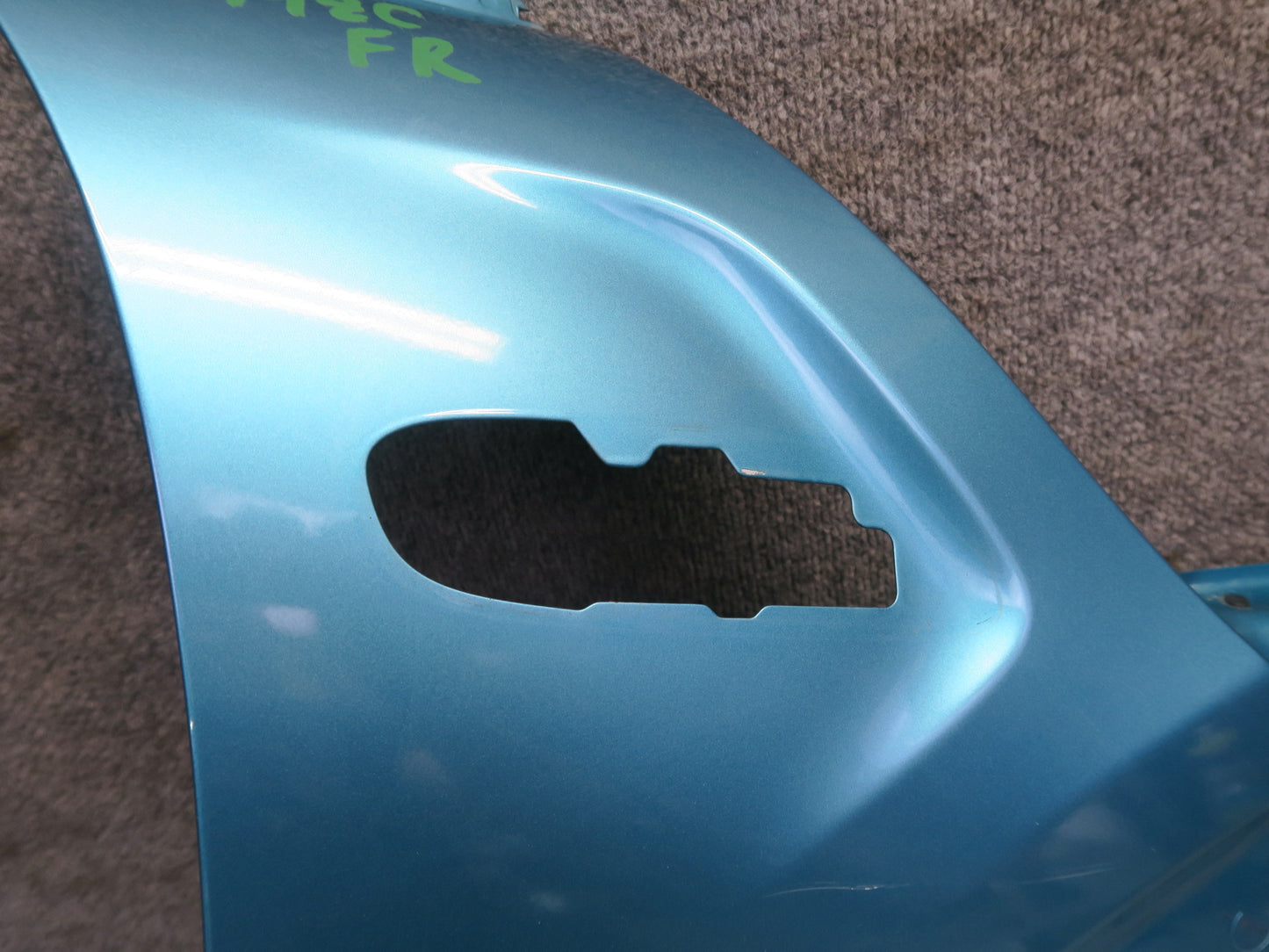 16-24 Mini Cooper F55 F56 F57 Front Right Fender Shell Panel Carribean Aqua OEM