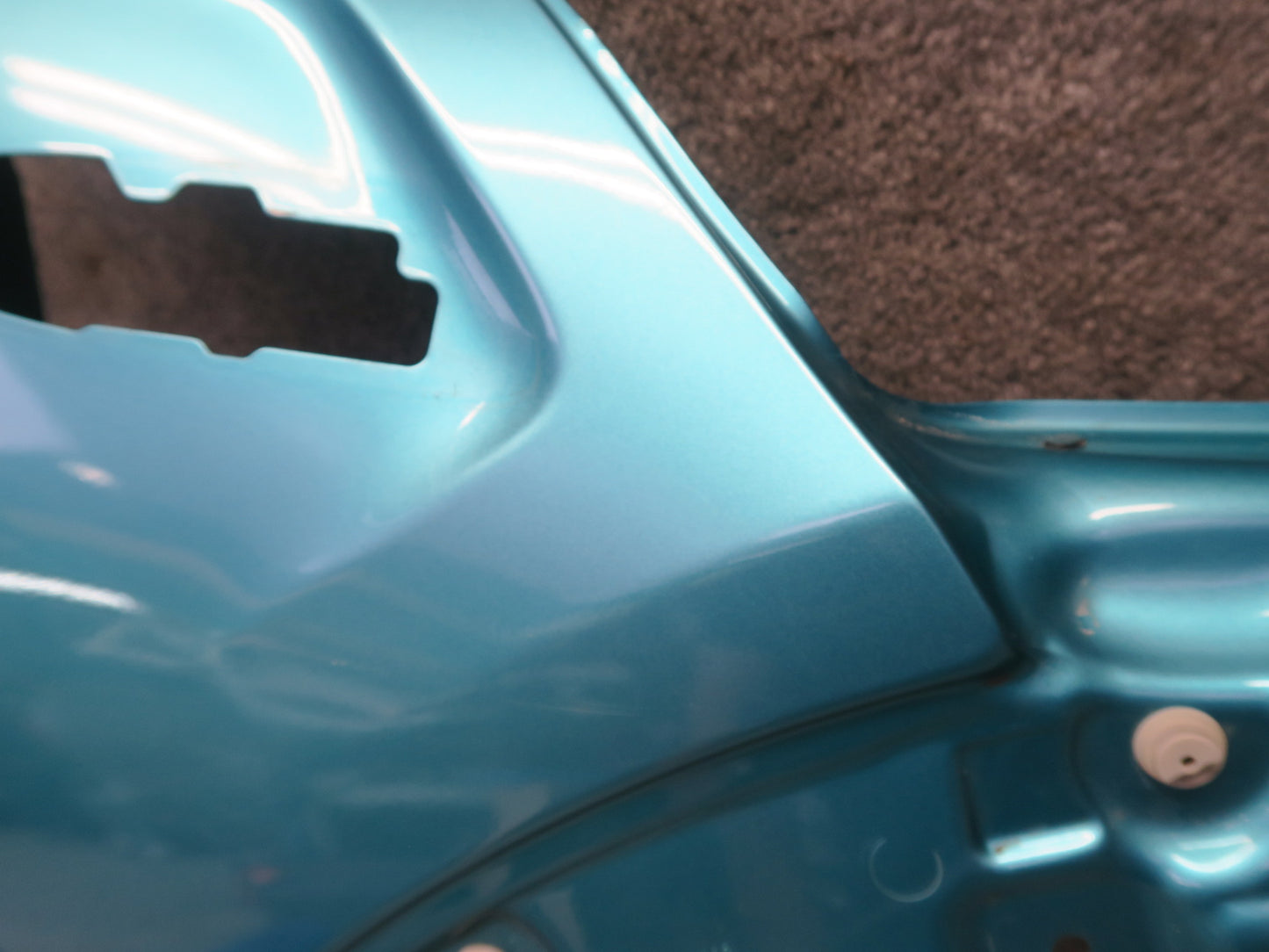 16-24 Mini Cooper F55 F56 F57 Front Right Fender Shell Panel Carribean Aqua OEM