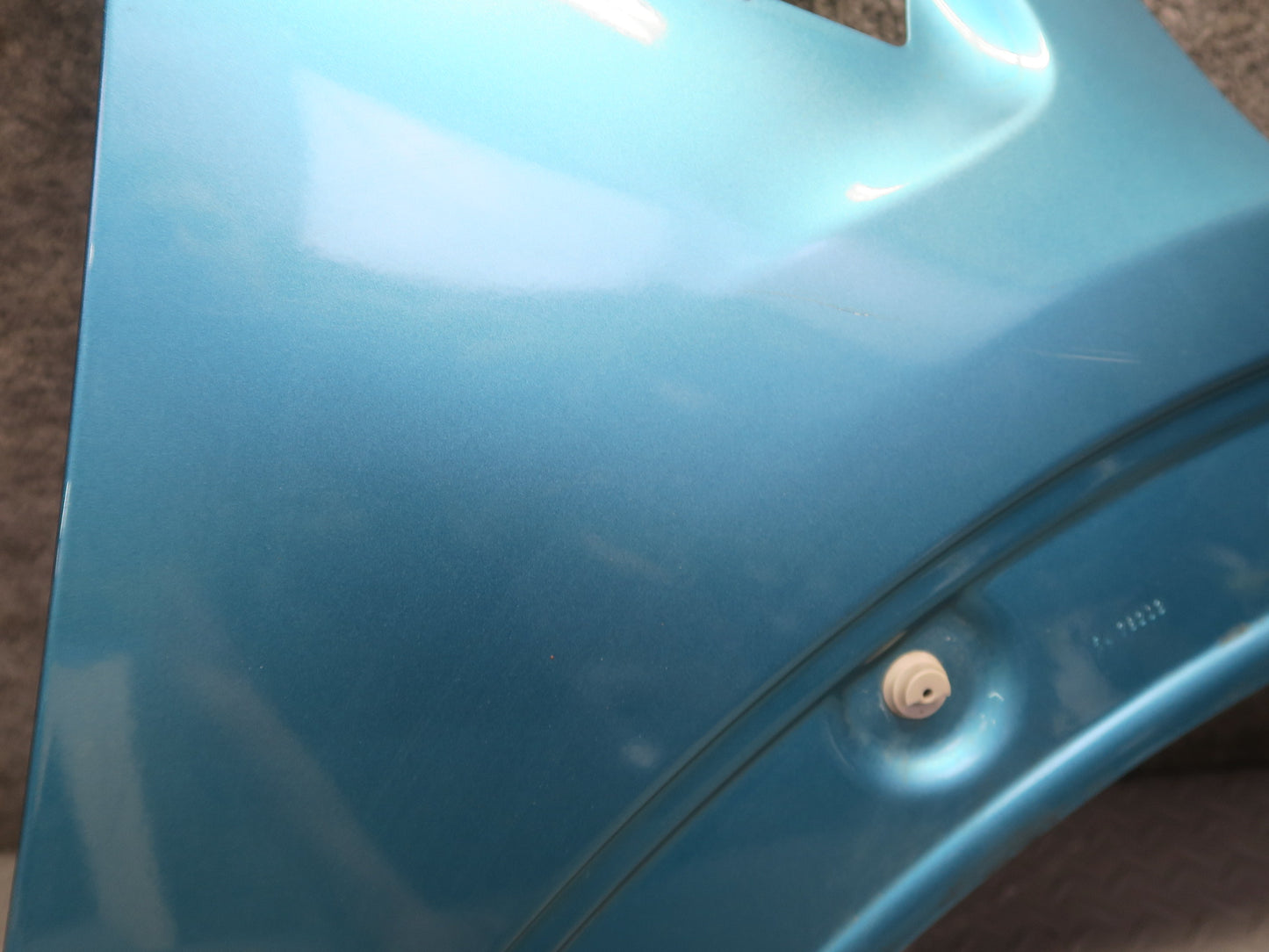 16-24 Mini Cooper F55 F56 F57 Front Right Fender Shell Panel Carribean Aqua OEM