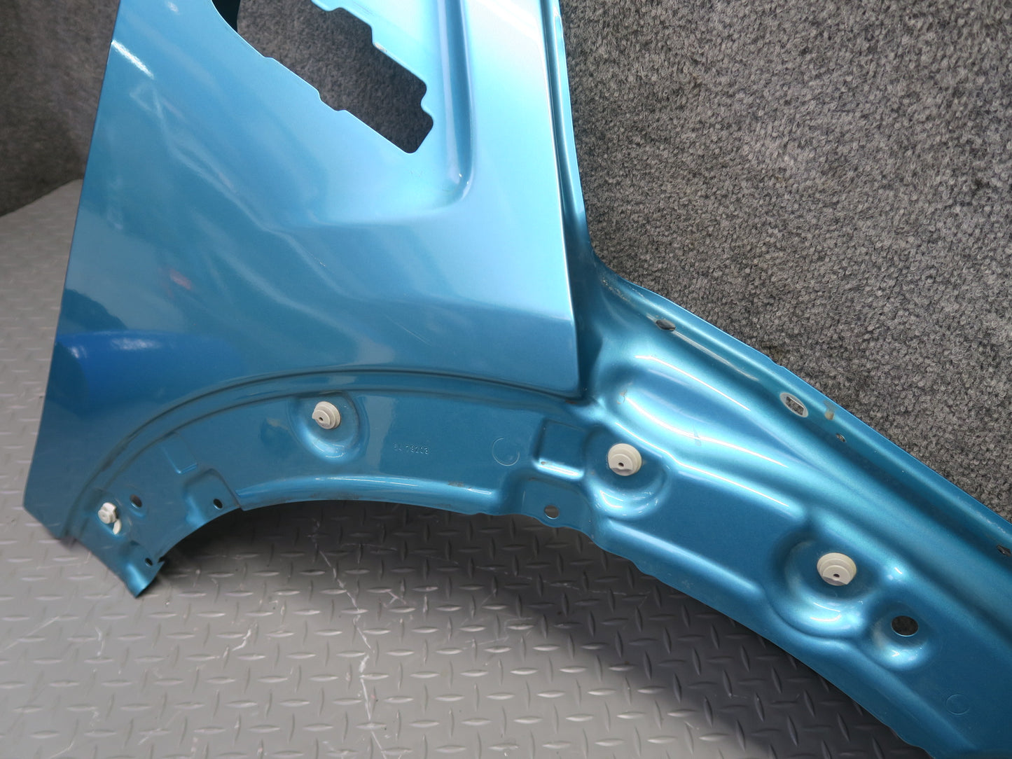 16-24 Mini Cooper F55 F56 F57 Front Right Fender Shell Panel Carribean Aqua OEM