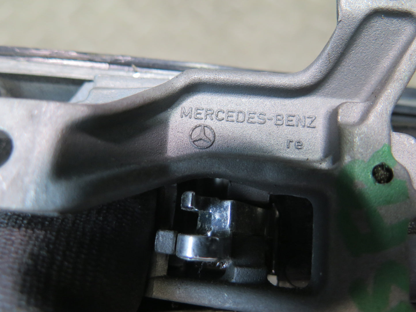 86-91 Mercedes W126 560SEL Front Right Door Interior Pull Handle w Trim OEM