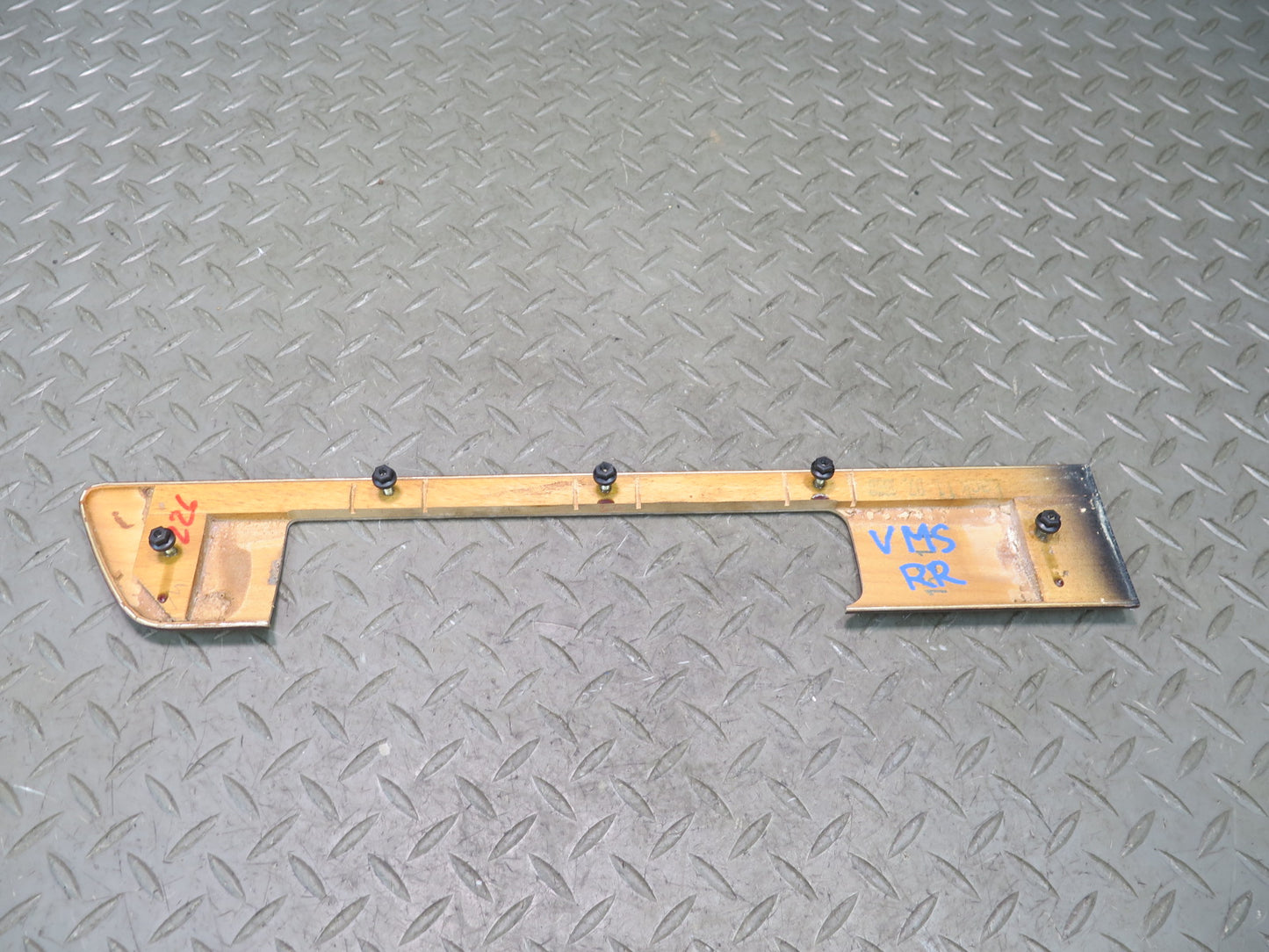 86-91 Mercedes W126 560SEL Set of 4 Door Wood Trim Bezel Cover Panel OEM