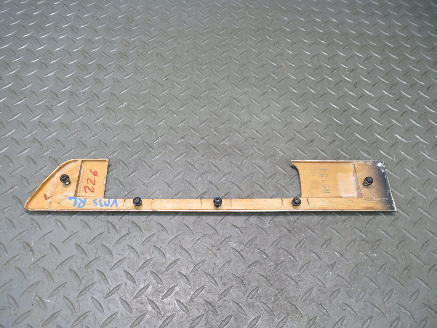 86-91 Mercedes W126 560SEL Set of 4 Door Wood Trim Bezel Cover Panel OEM
