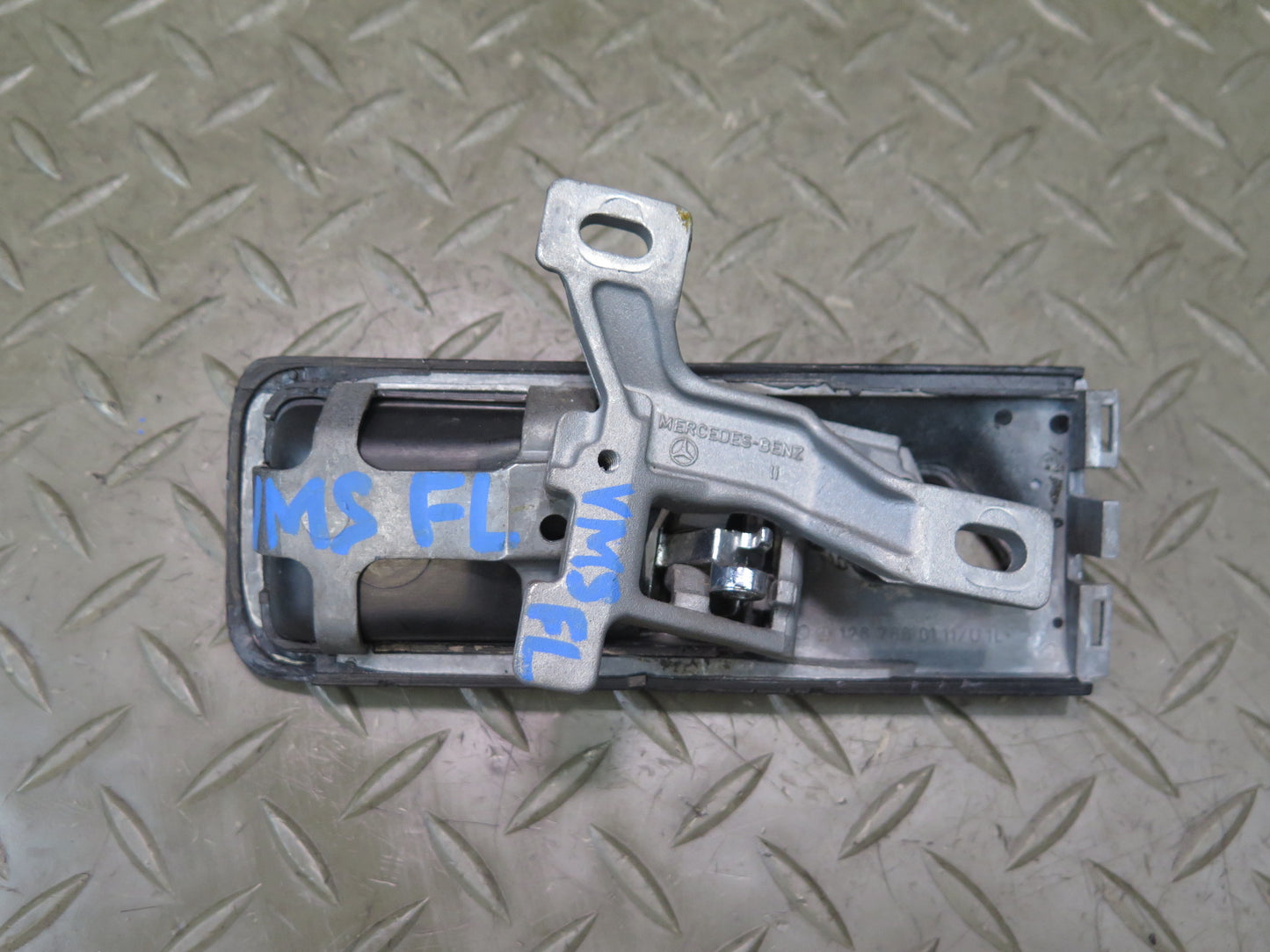 86-91 Mercedes W126 560SEL Front Left Door Interior Pull Handle w Trim OEM
