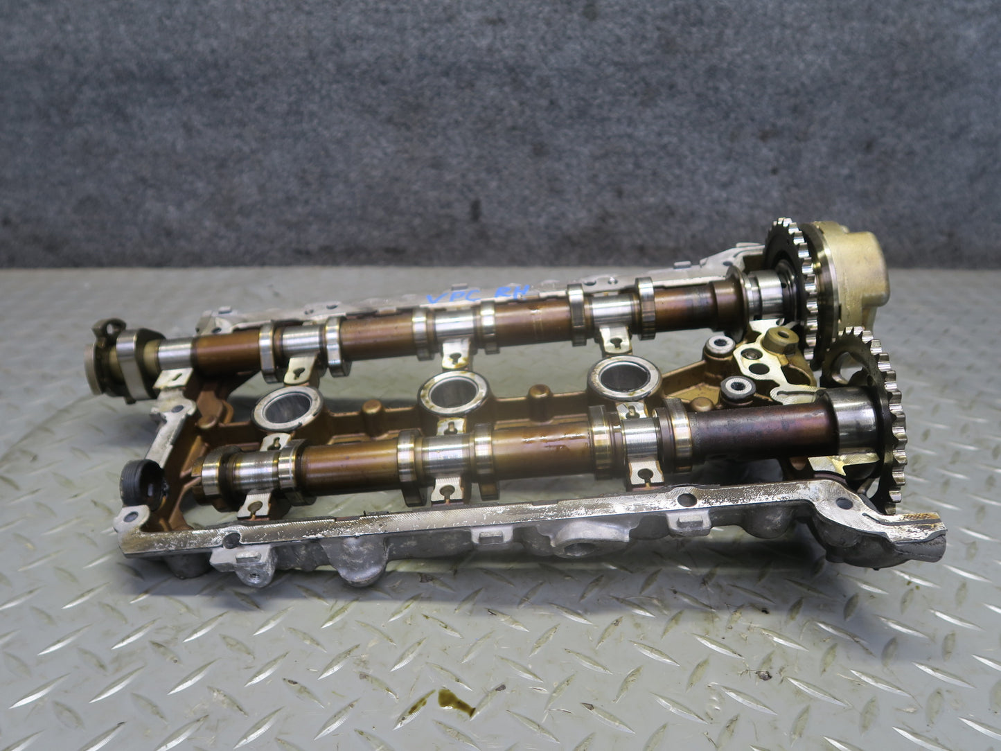 15-18 Porsche Cayenne 958 Hybrid 3.0 Engine Right Cylinder Head Camshafts Rocker