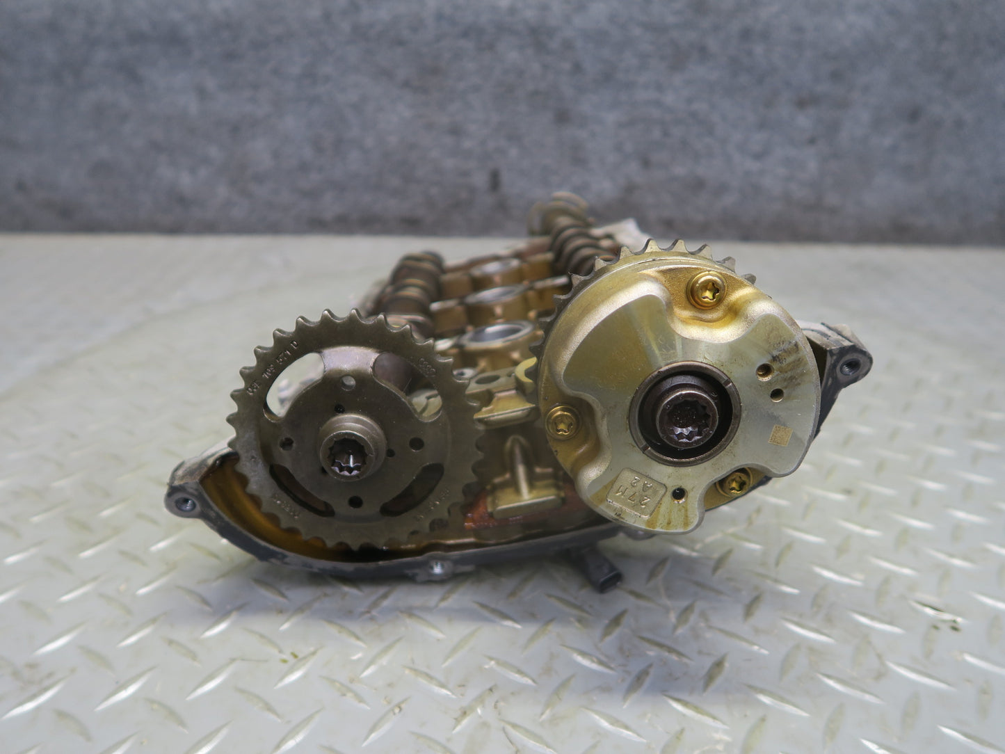 15-18 Porsche Cayenne 958 Hybrid 3.0 Engine Right Cylinder Head Camshafts Rocker