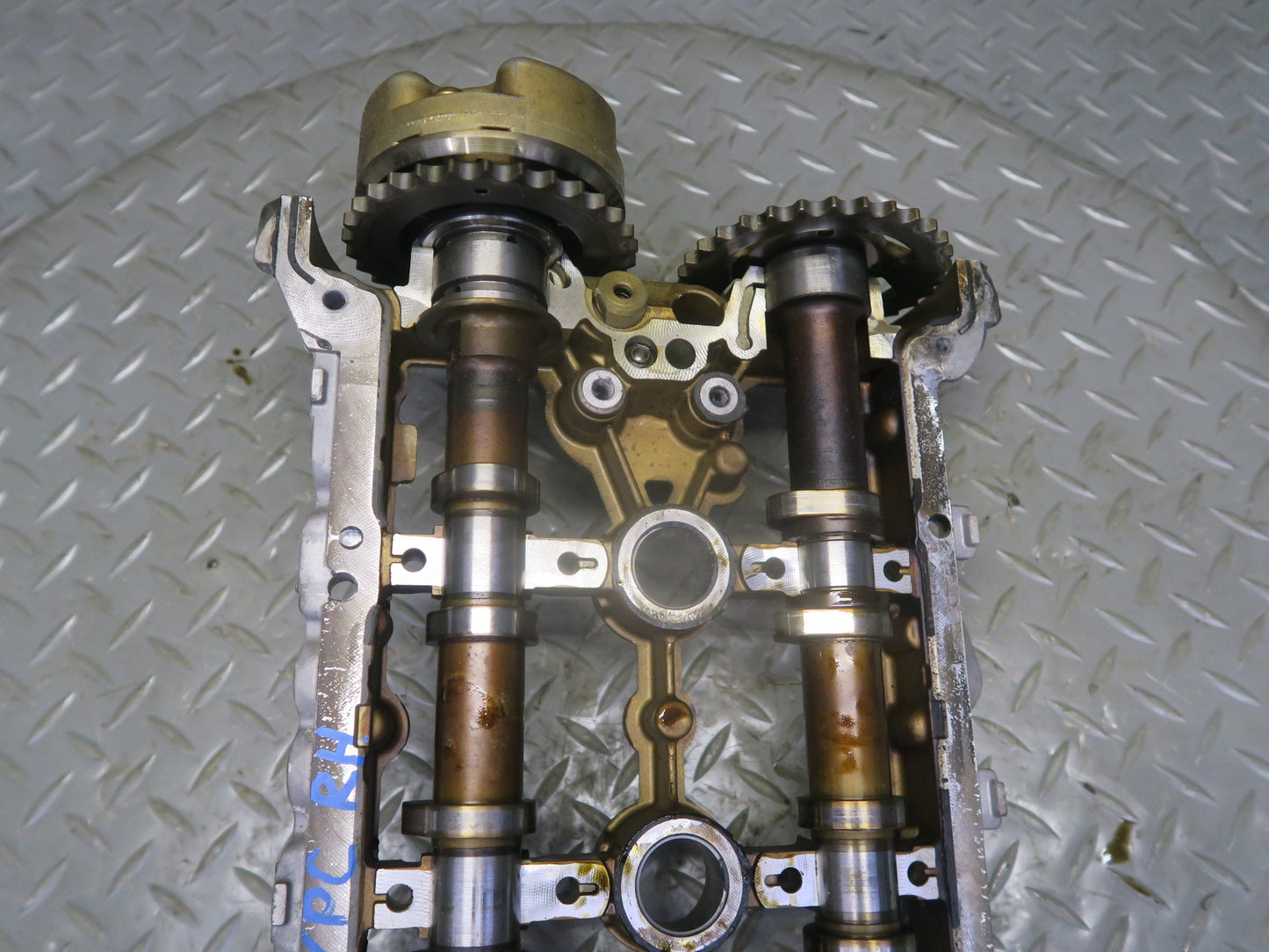 15-18 Porsche Cayenne 958 Hybrid 3.0 Engine Right Cylinder Head Camshafts Rocker