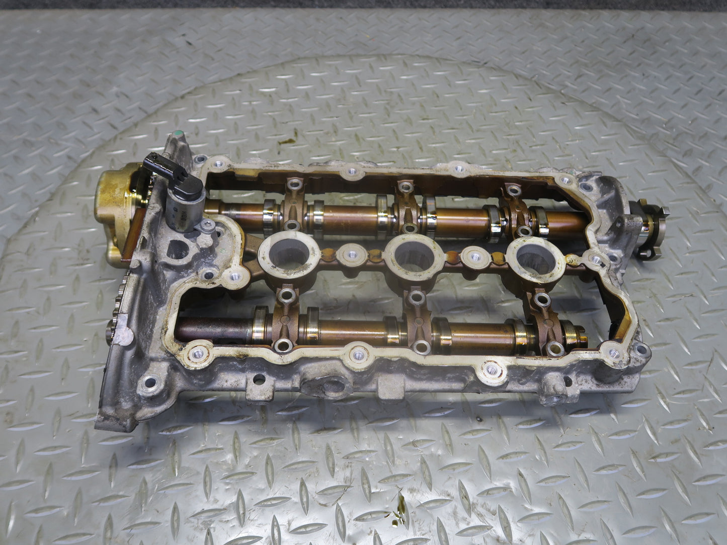 15-18 Porsche Cayenne 958 Hybrid 3.0 Engine Right Cylinder Head Camshafts Rocker