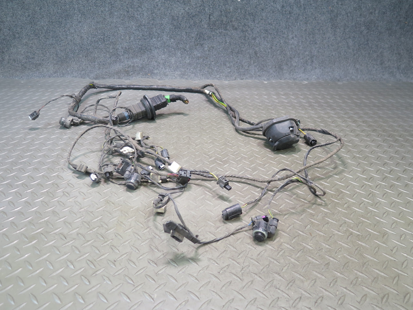 14-19 Mini Cooper S F57 Convertible Rear Bumper PDC Parking Sensor Wiring Set