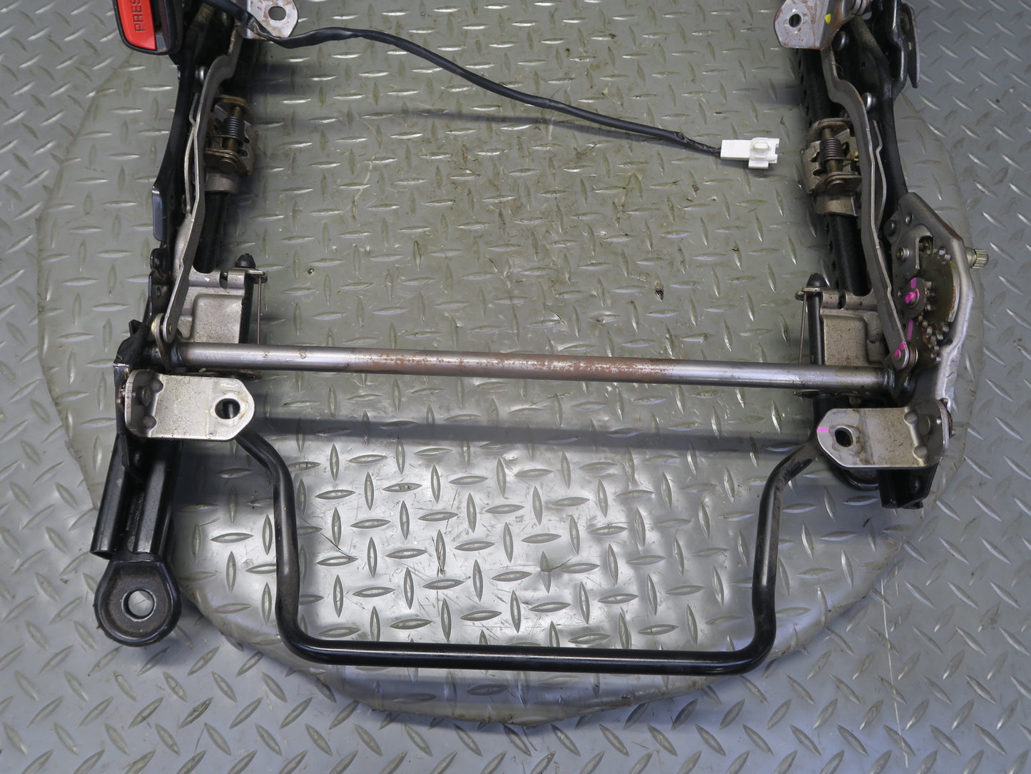 00-02 Toyota MR2 Spyder ZZW30L Front Left Seat Lower Track Rails OEM