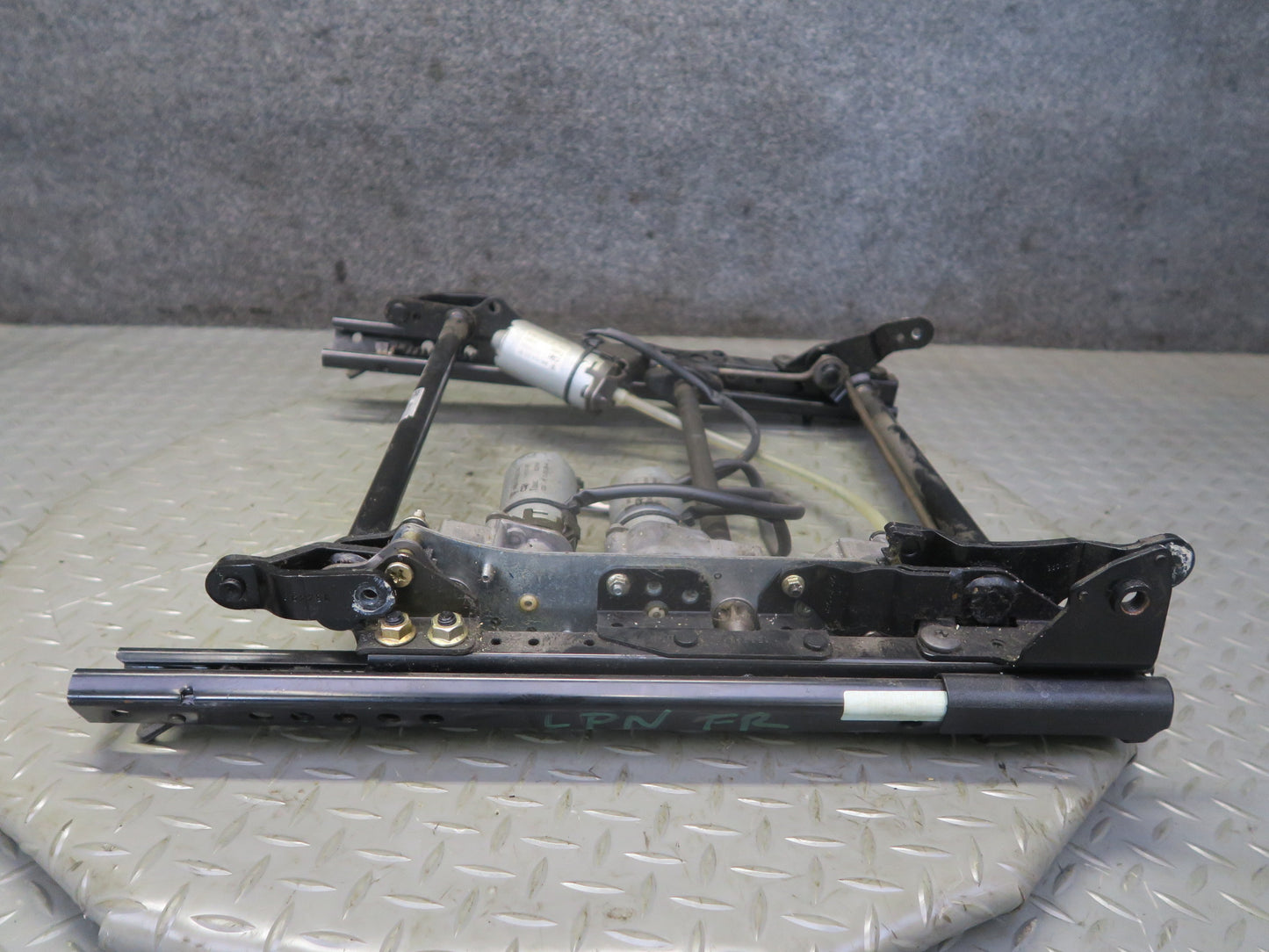 1999-2004 Porsche 911 996 Front Right Seat Lower Frame Track Rail w Motors