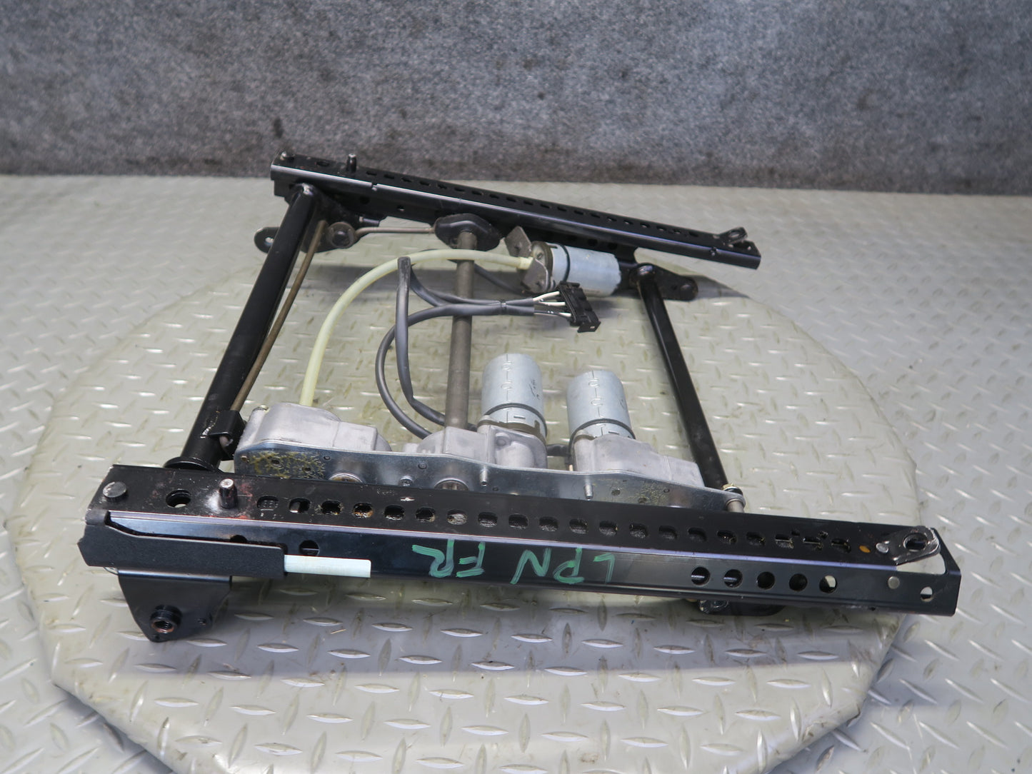 1999-2004 Porsche 911 996 Front Right Seat Lower Frame Track Rail w Motors