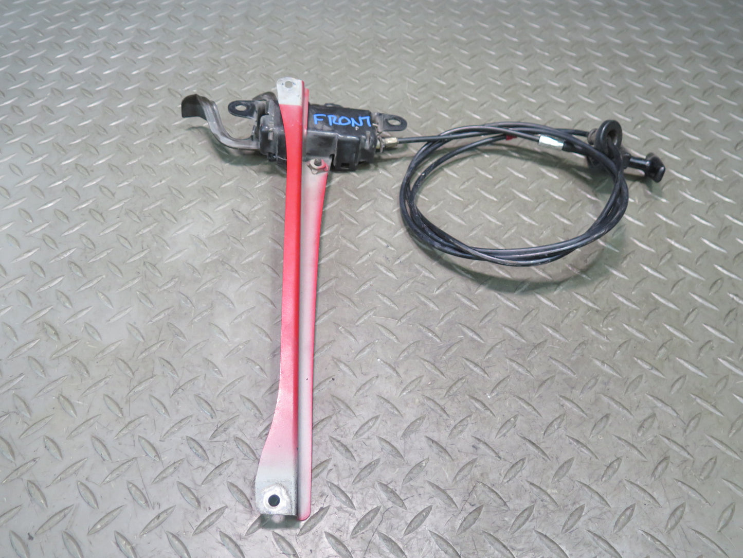 00-05 Toyota MR2 Spyder ZZW30L Front Hood Lock Latch w Cable Assembly OEM