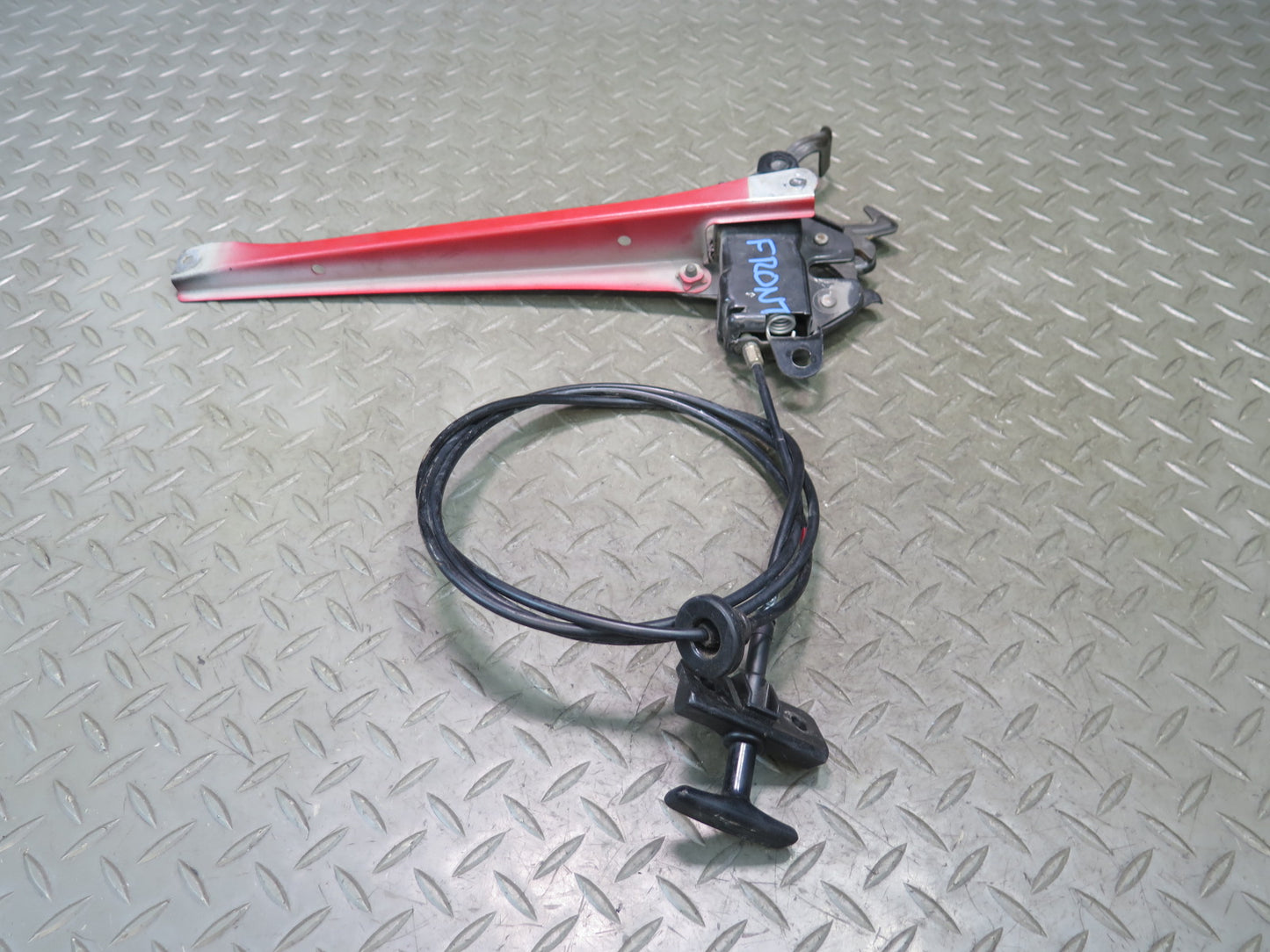 00-05 Toyota MR2 Spyder ZZW30L Front Hood Lock Latch w Cable Assembly OEM