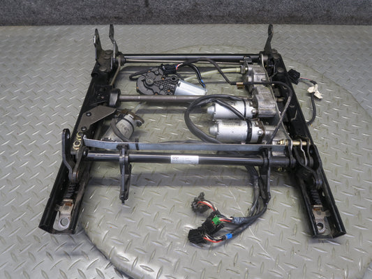1999-2004 Porsche 911 996 Front Left Seat Lower Frame Track Rail w Motors