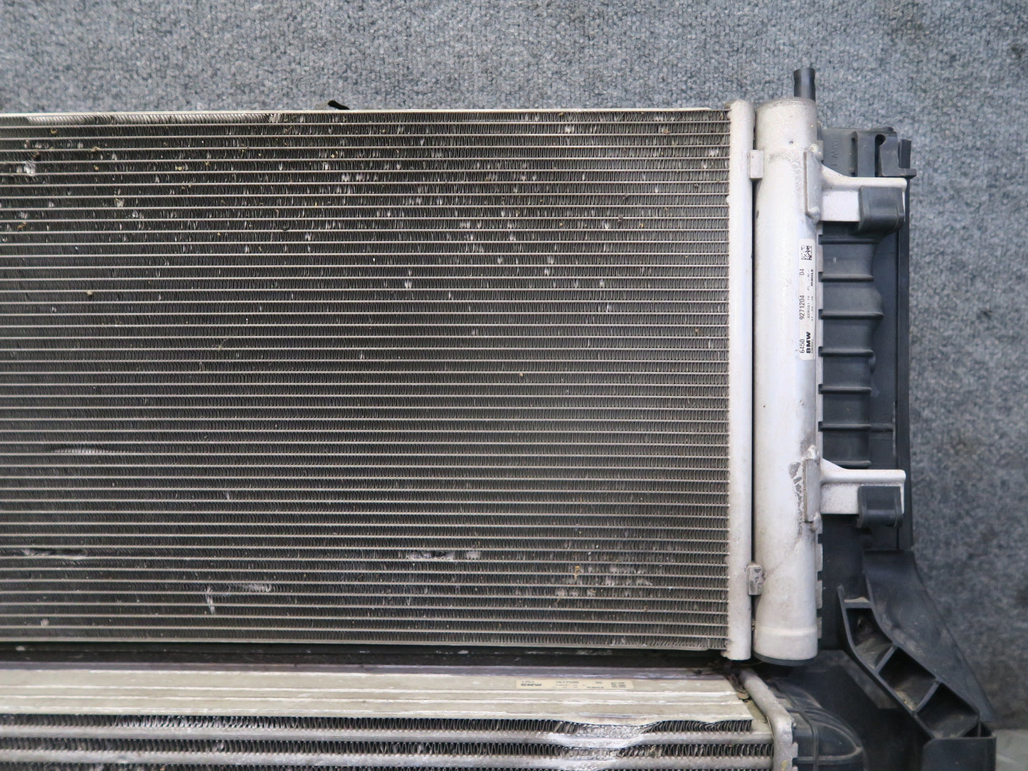 14-19 Mini Cooper S F55 F56 F57 2.0L B46M Engine Radiator A/C Condenser Fan Assy