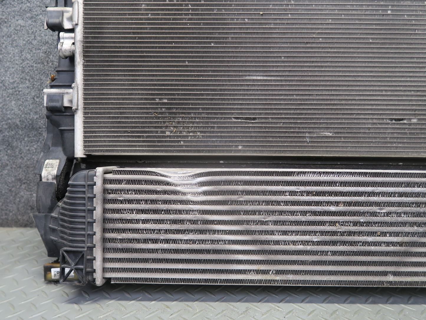 14-19 Mini Cooper S F55 F56 F57 2.0L B46M Engine Radiator A/C Condenser Fan Assy