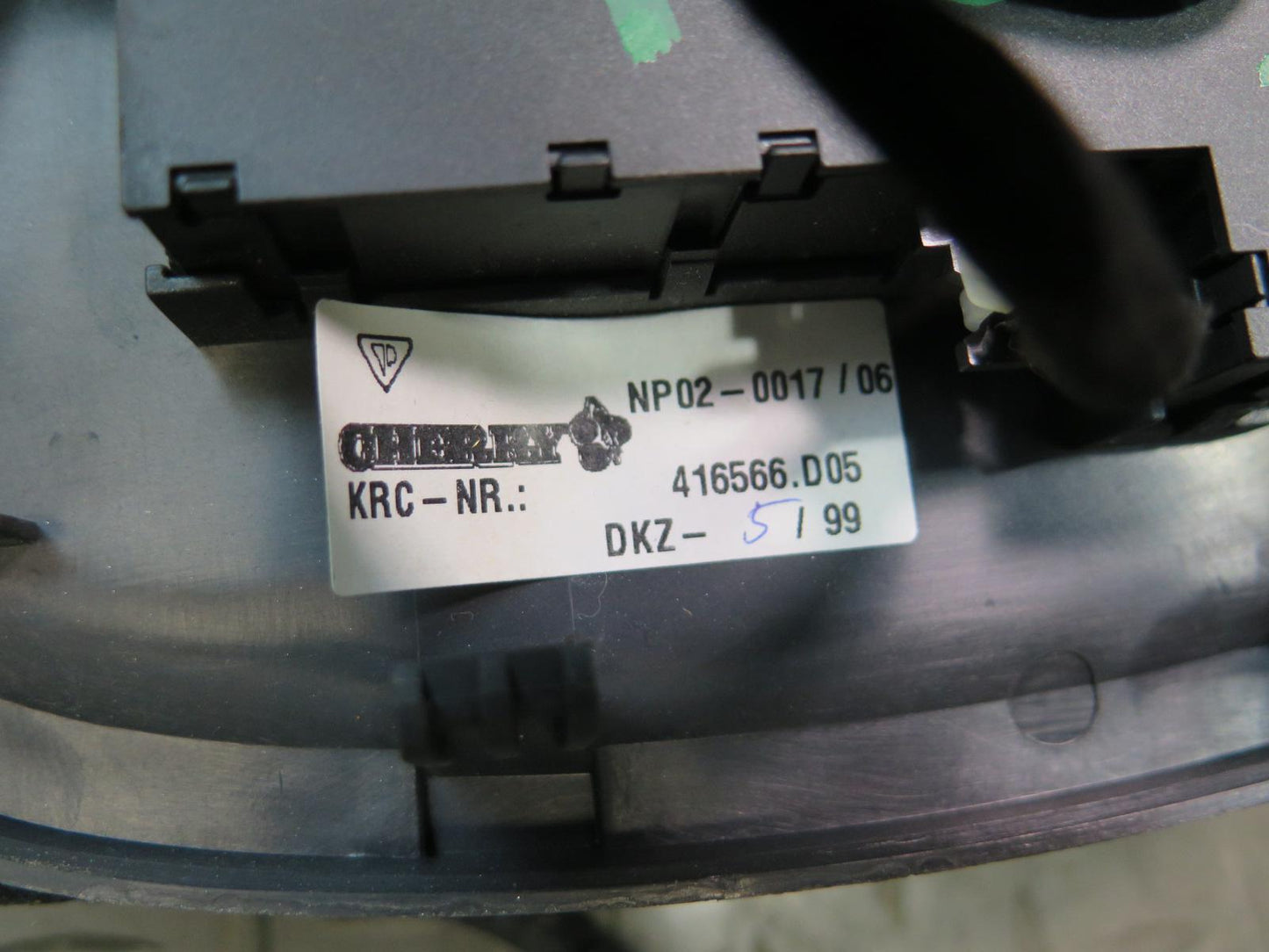 1999-2005 Porsche 911 996 Front Left Seat Adjust Control Switch w Trim